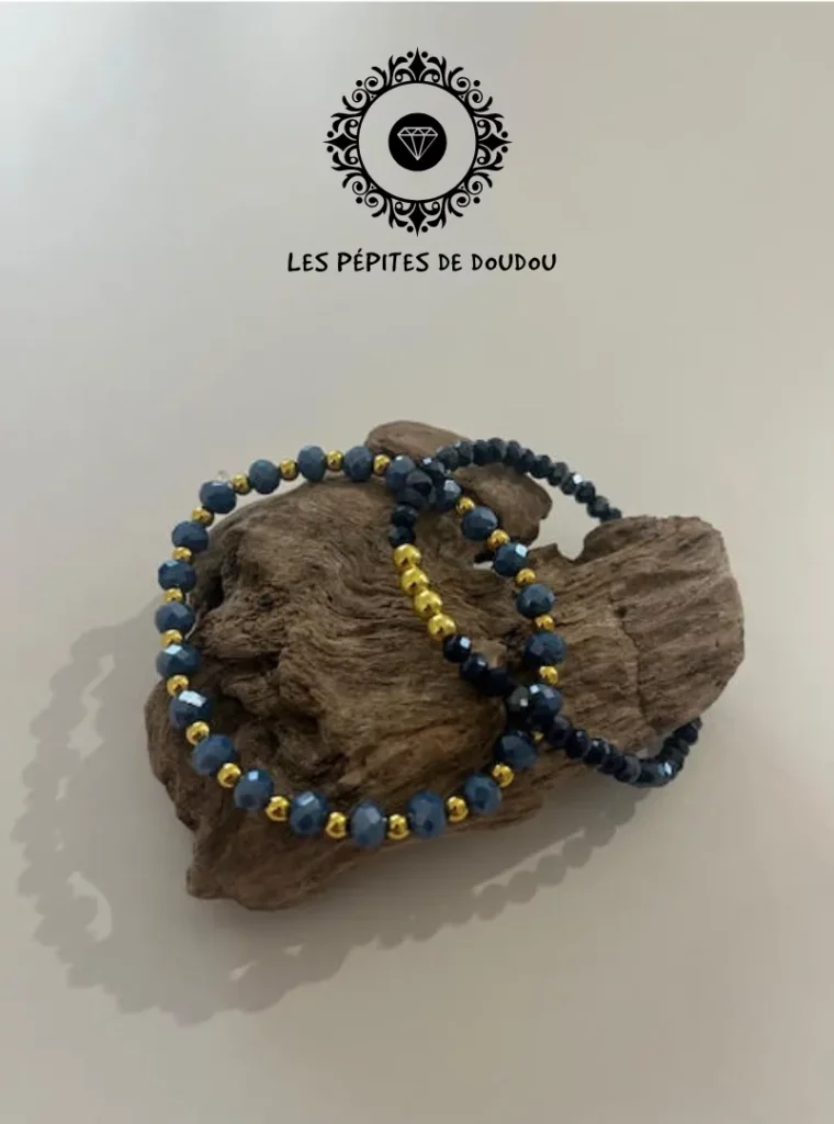 Bracelets ensemble bleu