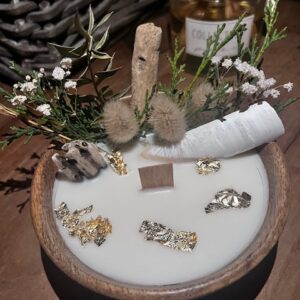 Bougie artisanale "BIO" au Monoï