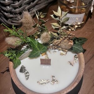 Bougie artisanale "BIO" au Monoï