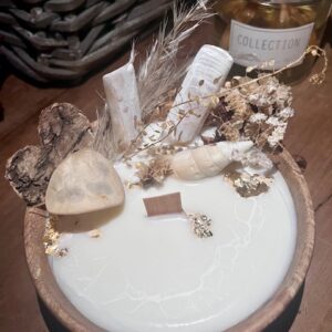 Bougie artisanale "BIO" au Monoï