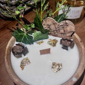 Bougie artisanale "BIO" au Monoï