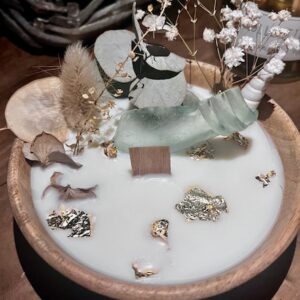 Bougie artisanale "BIO" au Monoï