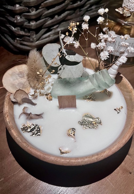 Bougie artisanale "BIO" au Monoï – Image 4