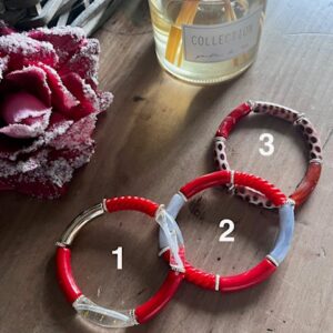 Bracelet Tube Acrylique - Choix Multiples