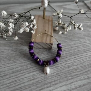 Créoles "Perle douce"