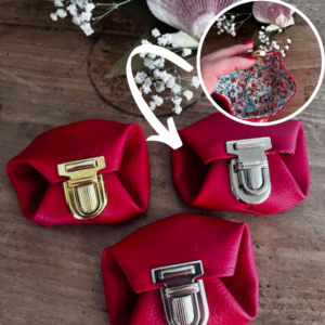 Porte Monnaie "Moné'Bulle" - ROUGE