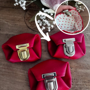 Porte Monnaie "Moné'Bulle" - ROUGE