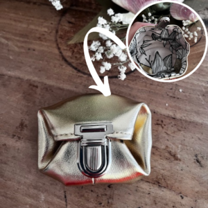 Porte Monnaie "Moné'Bulle" - DORÉ Brillant