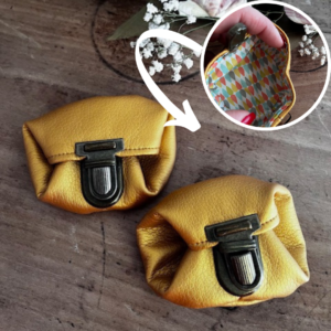 Porte Monnaie "Moné'Bulle" - DORÉ Métallisé