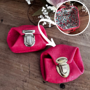 Porte Monnaie "Moné'Bulle" - ROSE Corail