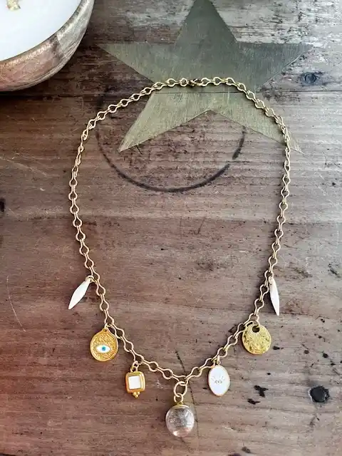 Collier Charm's - Bulle de sérénité - BLANC – Image 3