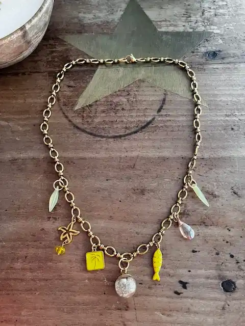 Collier Charm's - Bulle de sérénité - JAUNE – Image 3