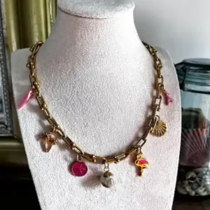 Collier Charm's - Bulle de sérénité - ROSE