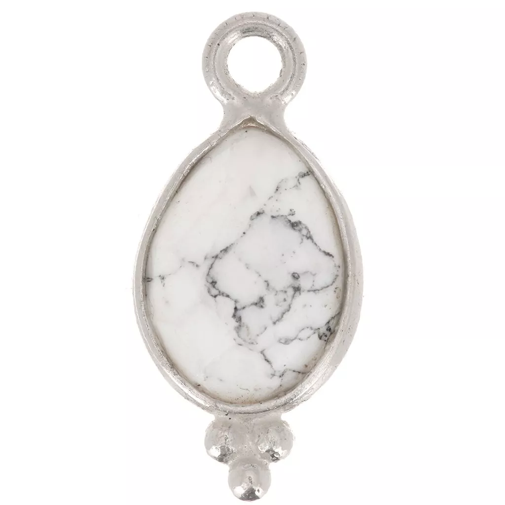 Collier HOWLITE argenté - Pierre naturelle – Image 4