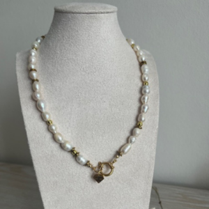 Collier OCÉAN - Perle d'eau douce BLANC