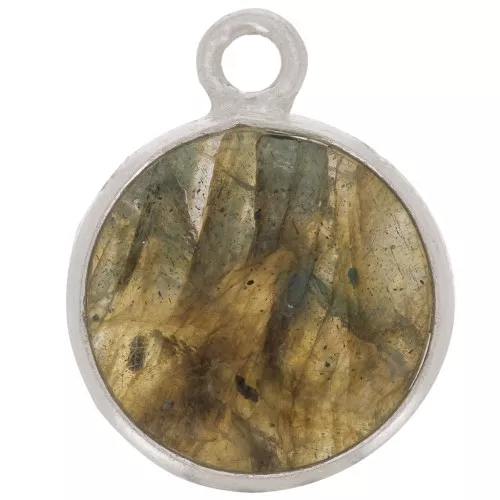 Collier LABRADORITE argenté - Pierre naturelle – Image 4