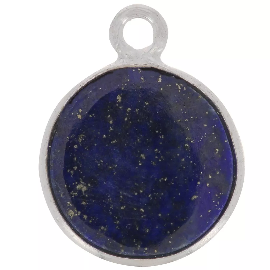 Collier LAPIS LAZULI argenté - Pierre naturelle – Image 4