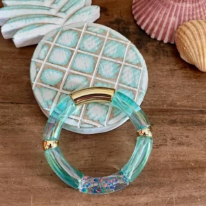 Bracelet POP - BLEU Nacré