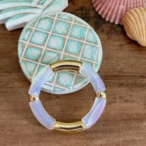 Bracelet POP - BLANC Nacré