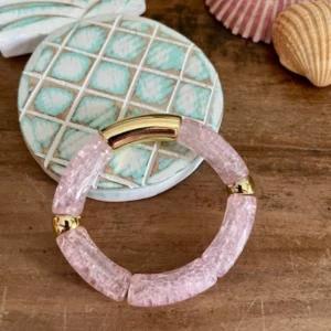 Bracelet POP - ROSE Craquelé