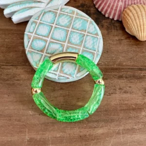 Bracelet POP - VERT Craquelé
