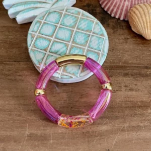 Bracelet POP - VIOLET Nacré