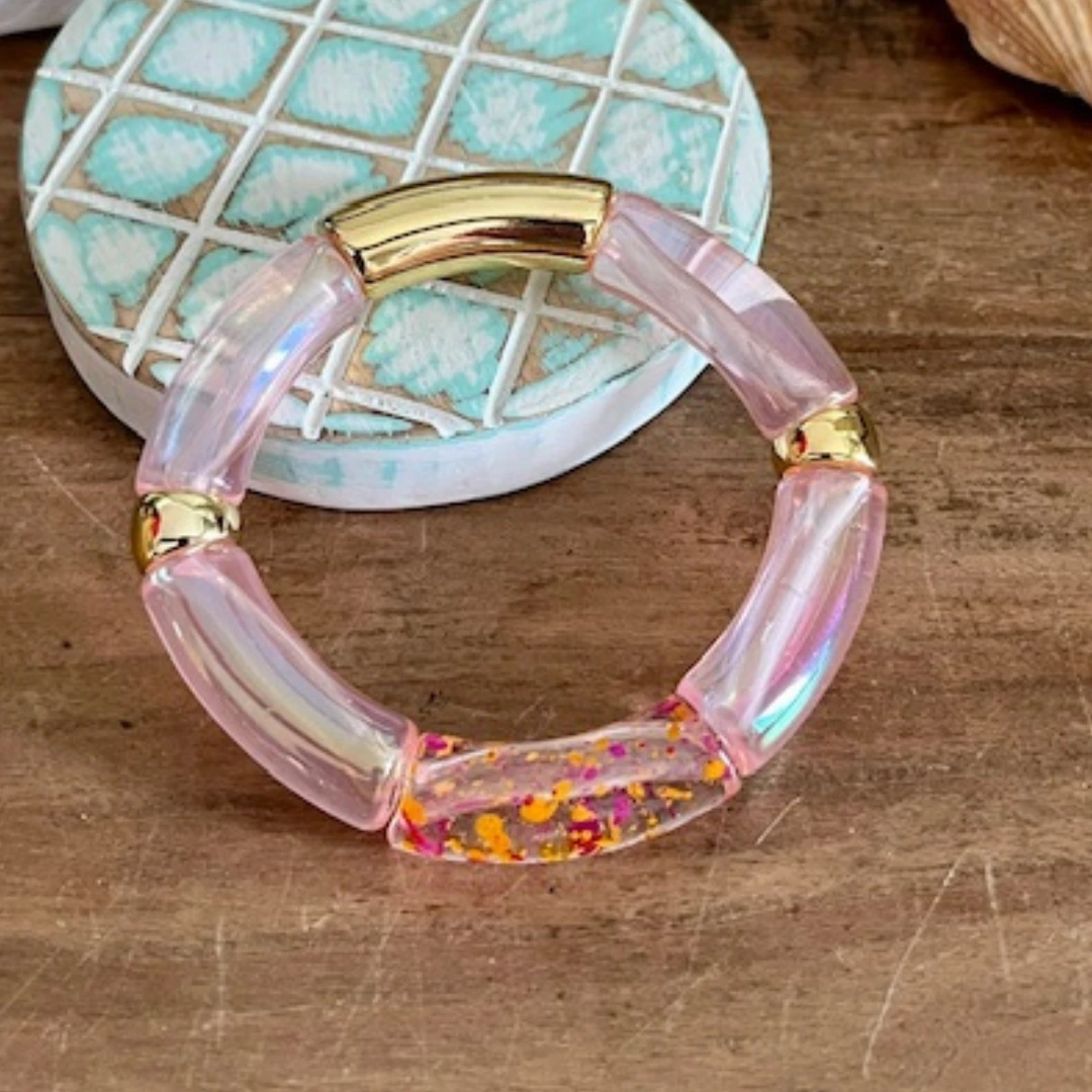 Bracelet POP -ROSE Nacré – Image 2