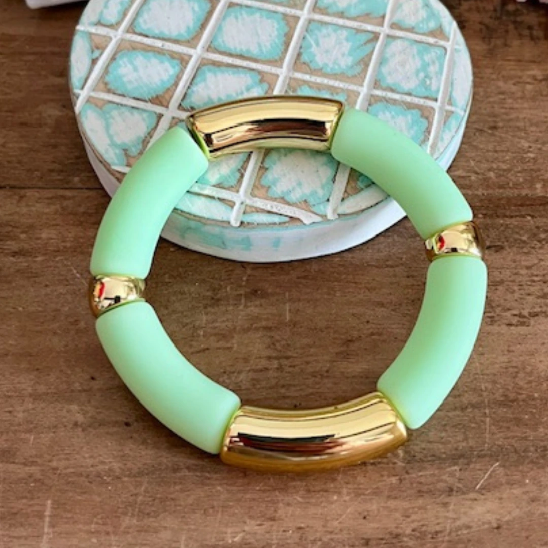 Bracelet POP - VERT PASTEL Mat – Image 2